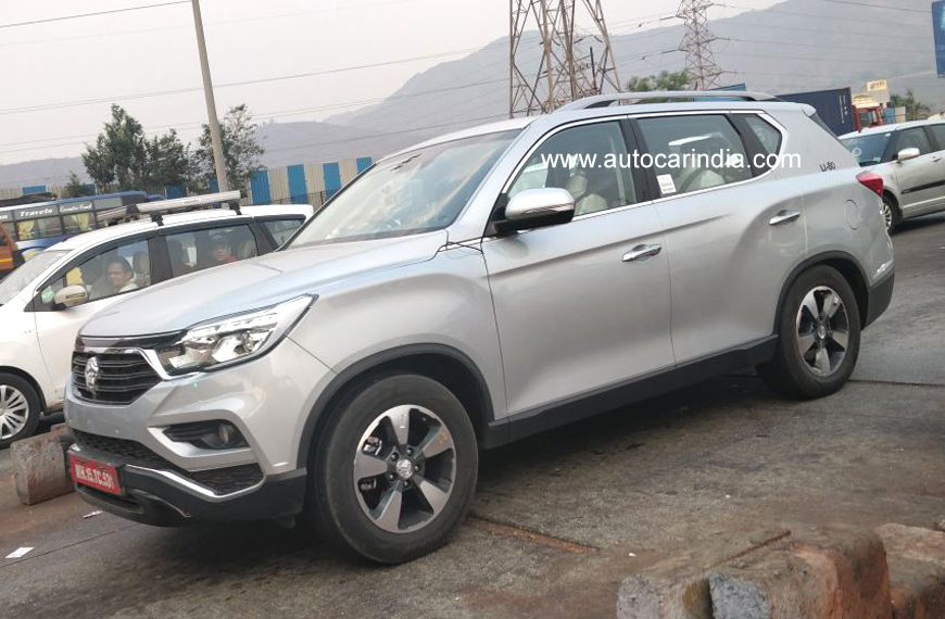 Image result for Mahindra Rexton spotted in india